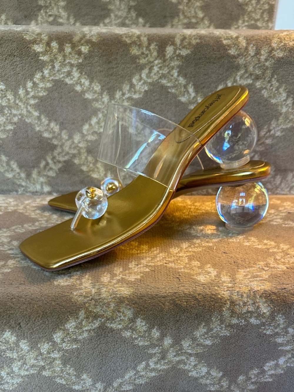 Jeffrey Campbell Latus Clear Heel Sandal - Picture 4 of 6